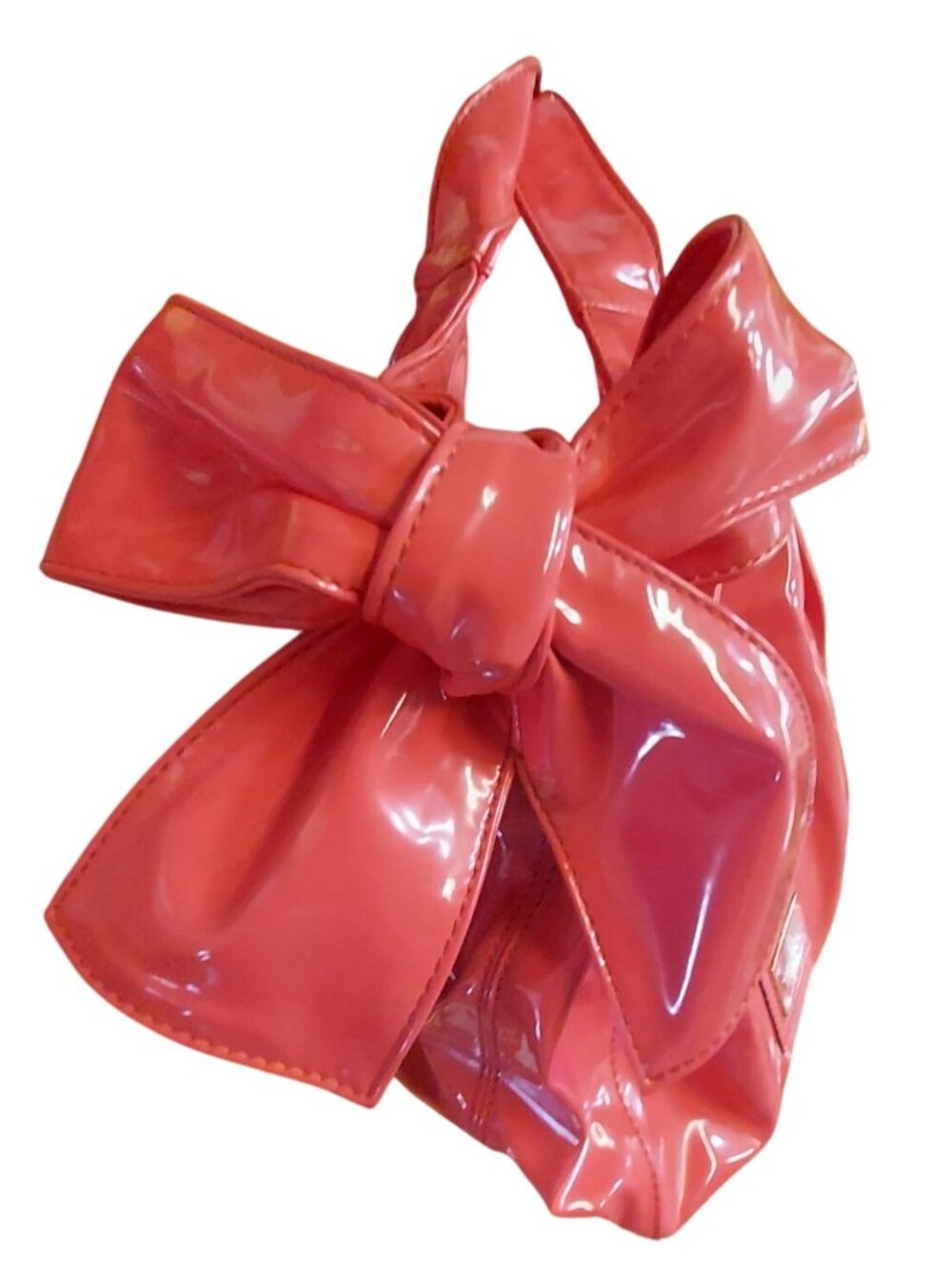 Valentino Garavani Pink Patent Bow Tote Bag NWT - Picture 2 of 7